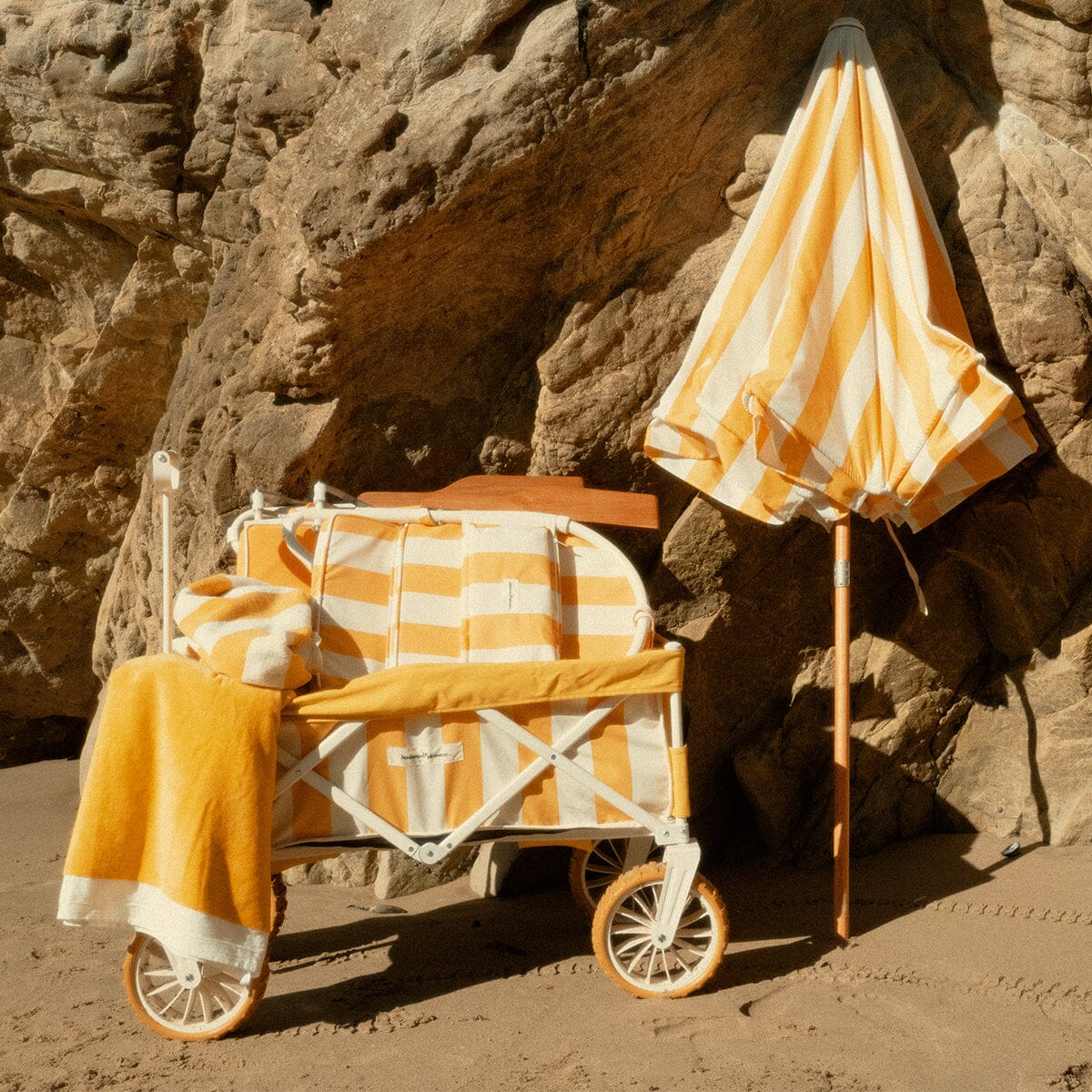 The Beach Cart - Crew Mimosa Yellow Stripe - Image 2