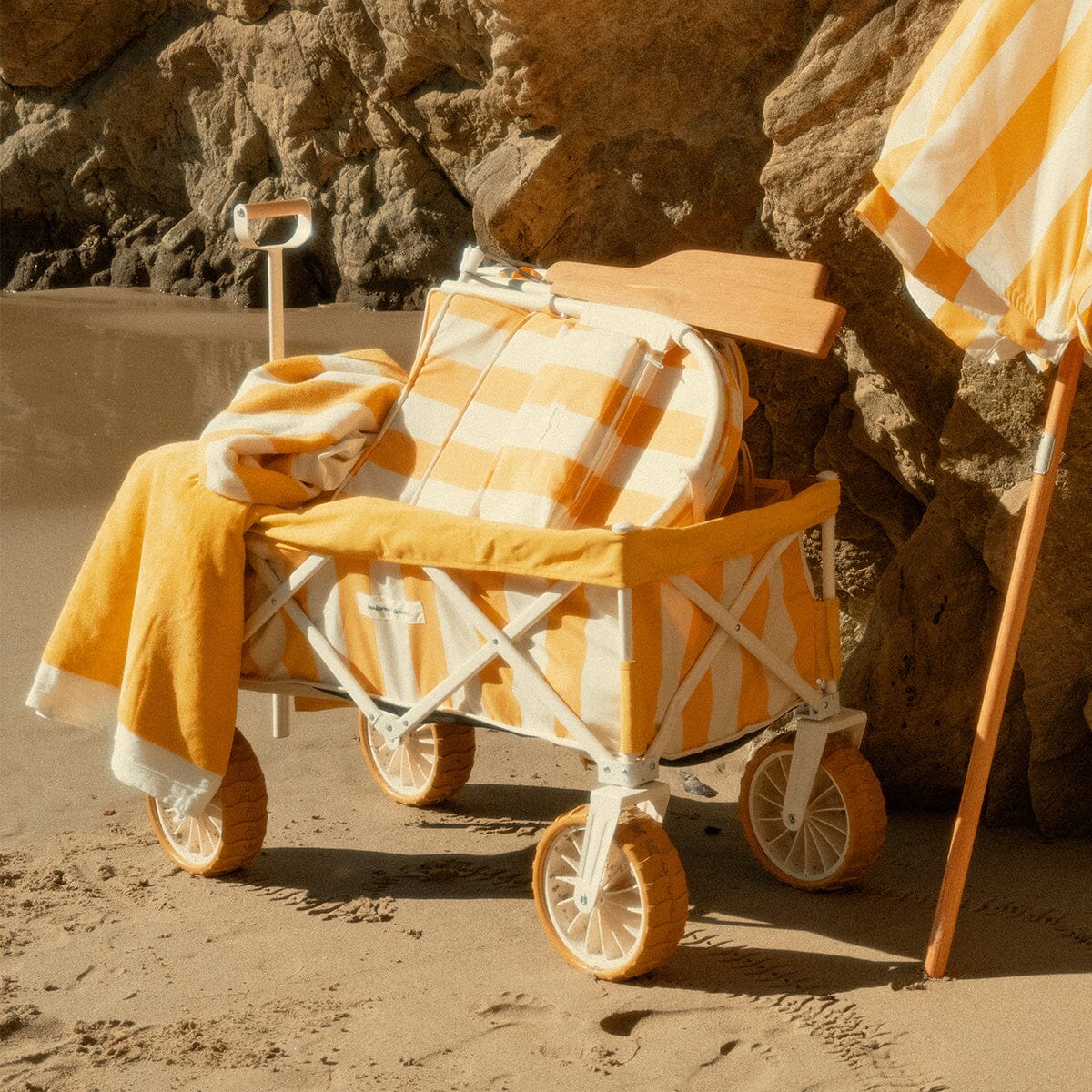 The Beach Cart - Crew Mimosa Yellow Stripe - Image 9