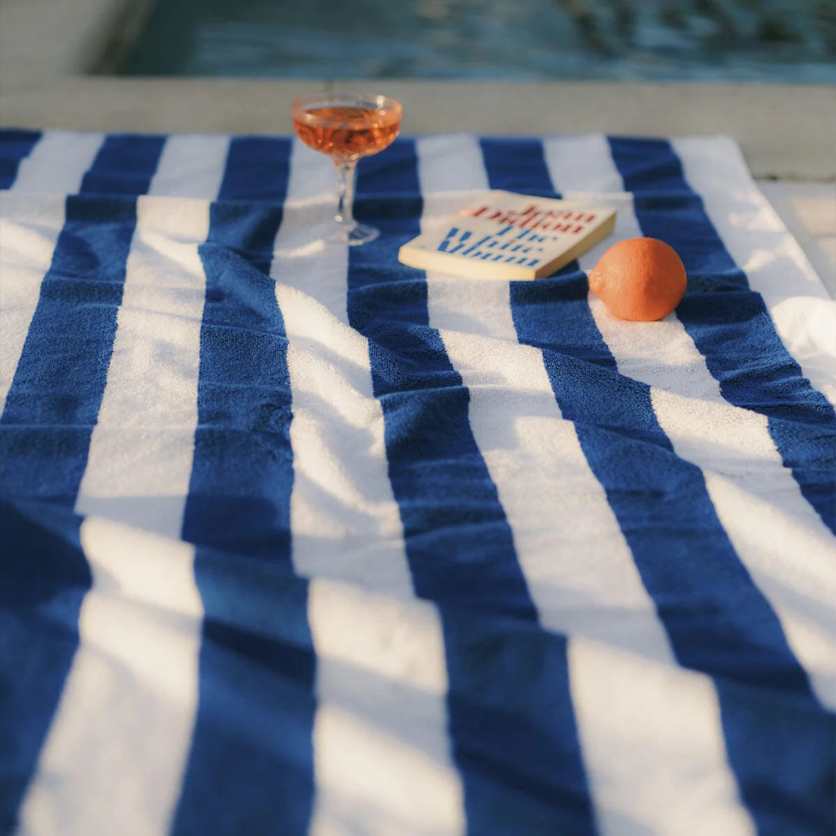 The Beach Towel - Crew Mediterranean Blue Stripe - Image 9