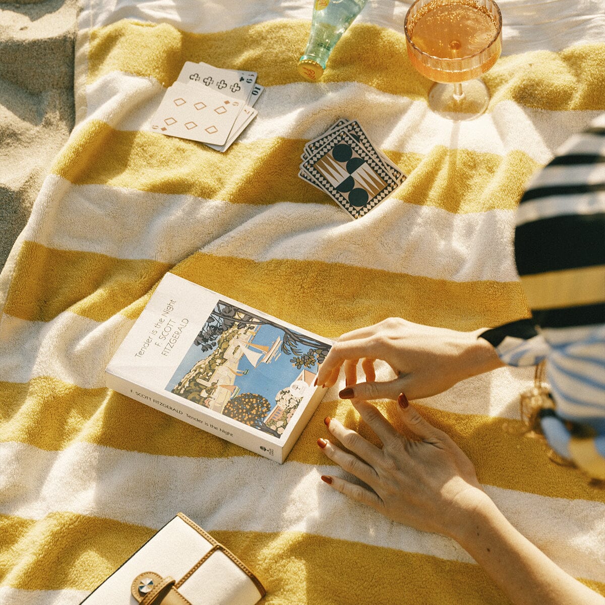 The Beach Towel - Crew Mimosa Yellow Stripe - Image 10