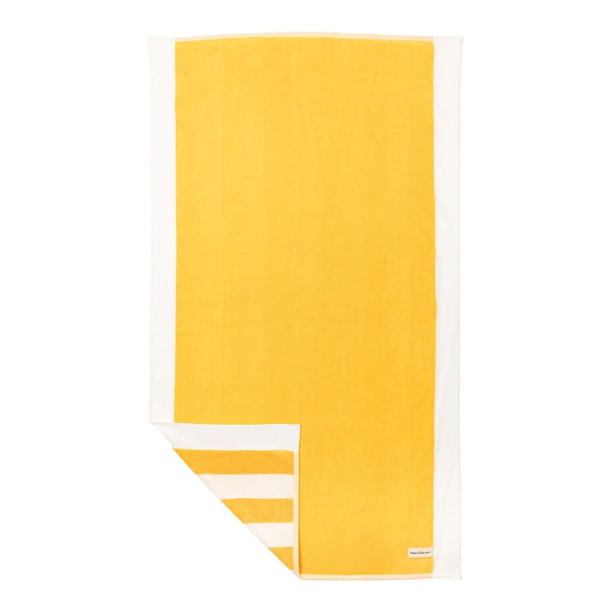 The Beach Towel - Crew Mimosa Yellow Stripe - Image 3