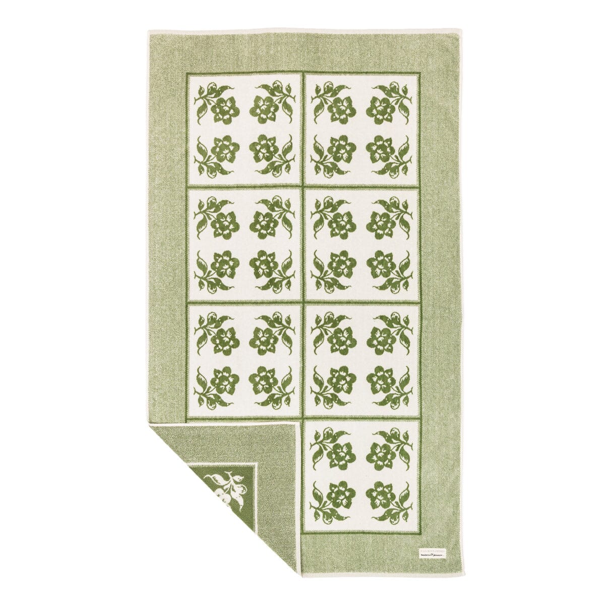 The Beach Towel x Julia Berolzheimer in Jacquard Green - Image 3