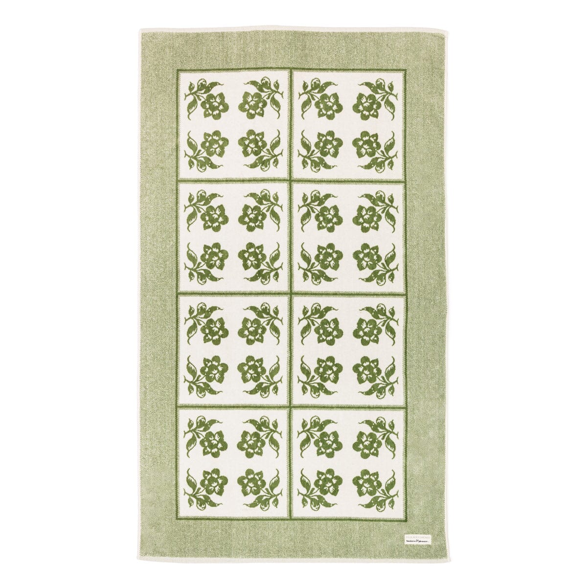 The Beach Towel x Julia Berolzheimer in Jacquard Green - Image 4