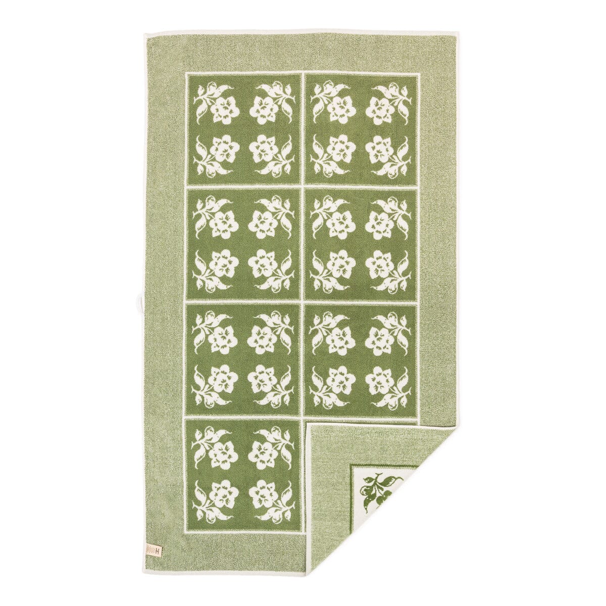 The Beach Towel x Julia Berolzheimer in Jacquard Green - Image 5