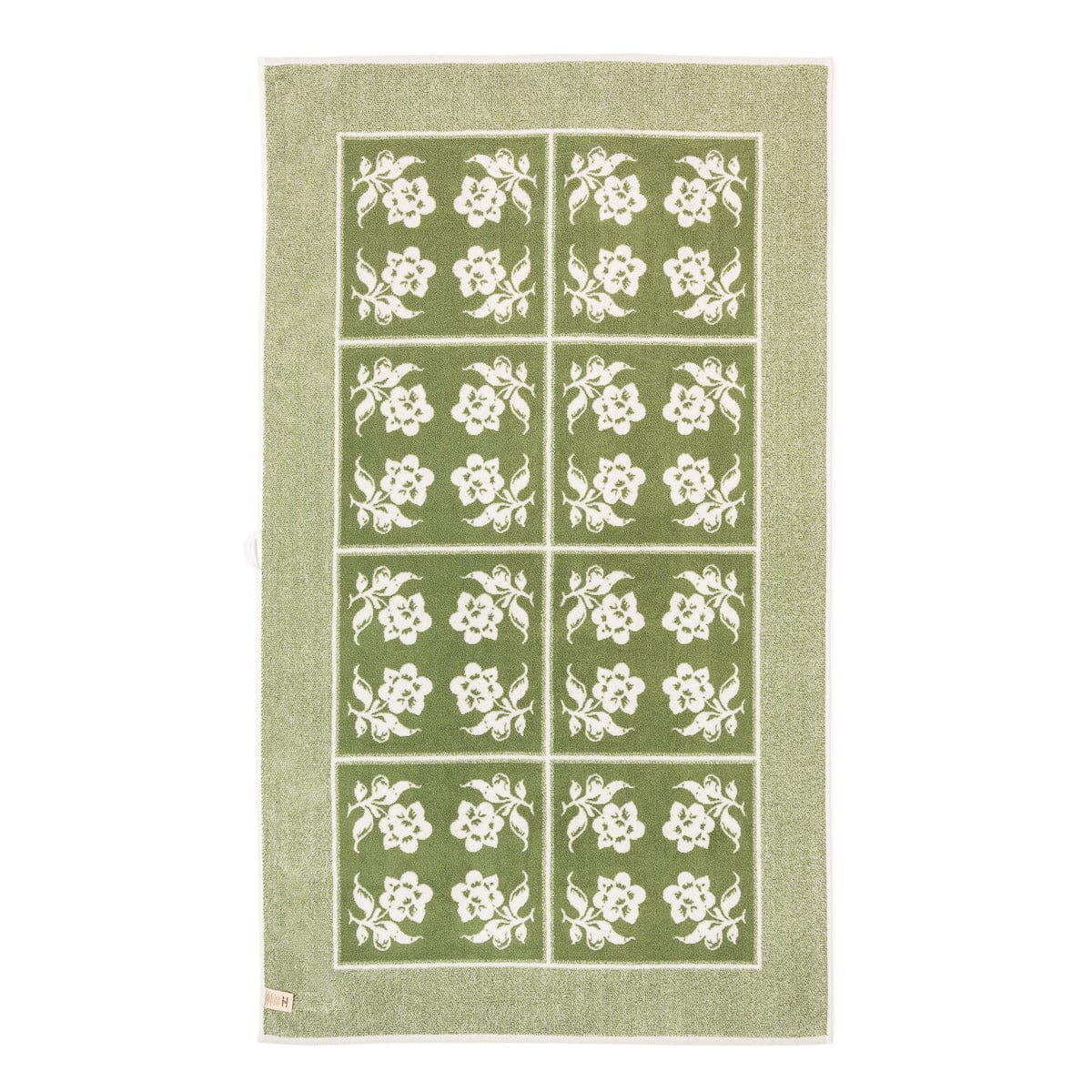The Beach Towel x Julia Berolzheimer in Jacquard Green - Image 6