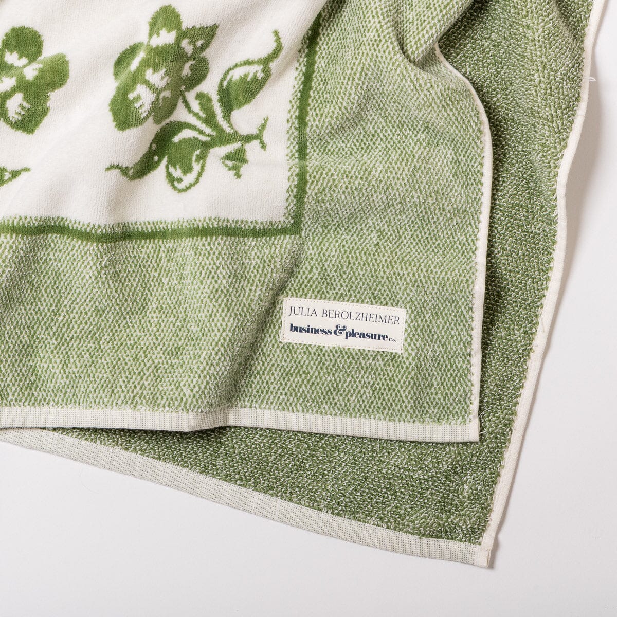 The Beach Towel x Julia Berolzheimer in Jacquard Green - Image 8