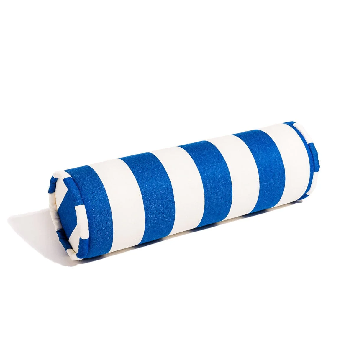 The Bolster Pillow - Crew Mediterranean Blue Stripe