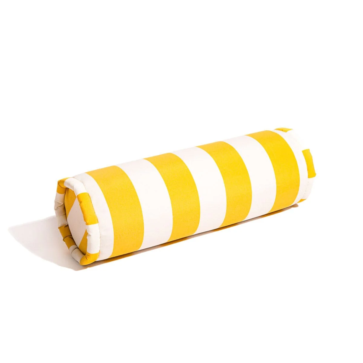 The Bolster Pillow - Crew Mimosa Yellow Stripe