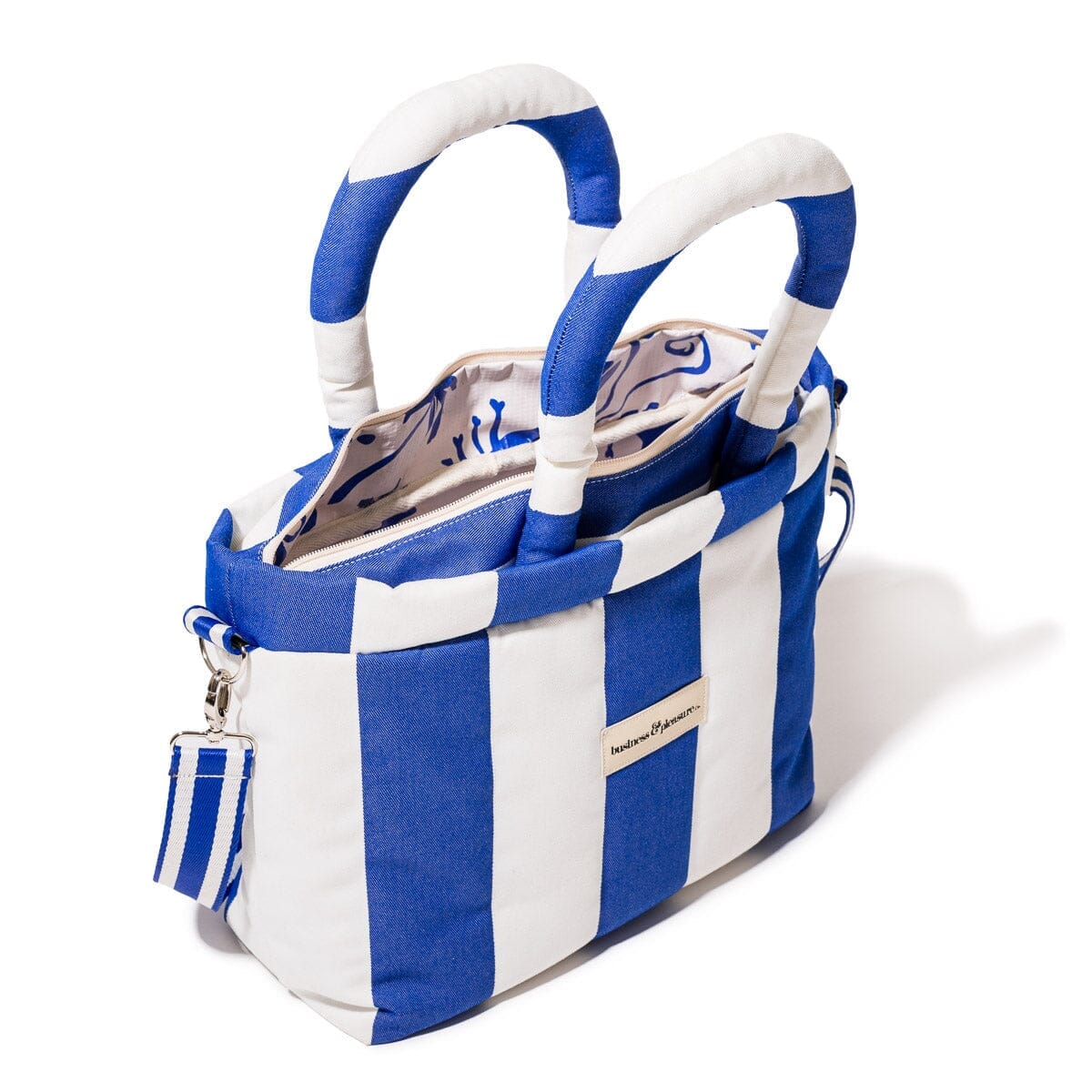 The Cloud Cooler Tote Bag - Crew Mediterranean Blue Stripe - Image 5