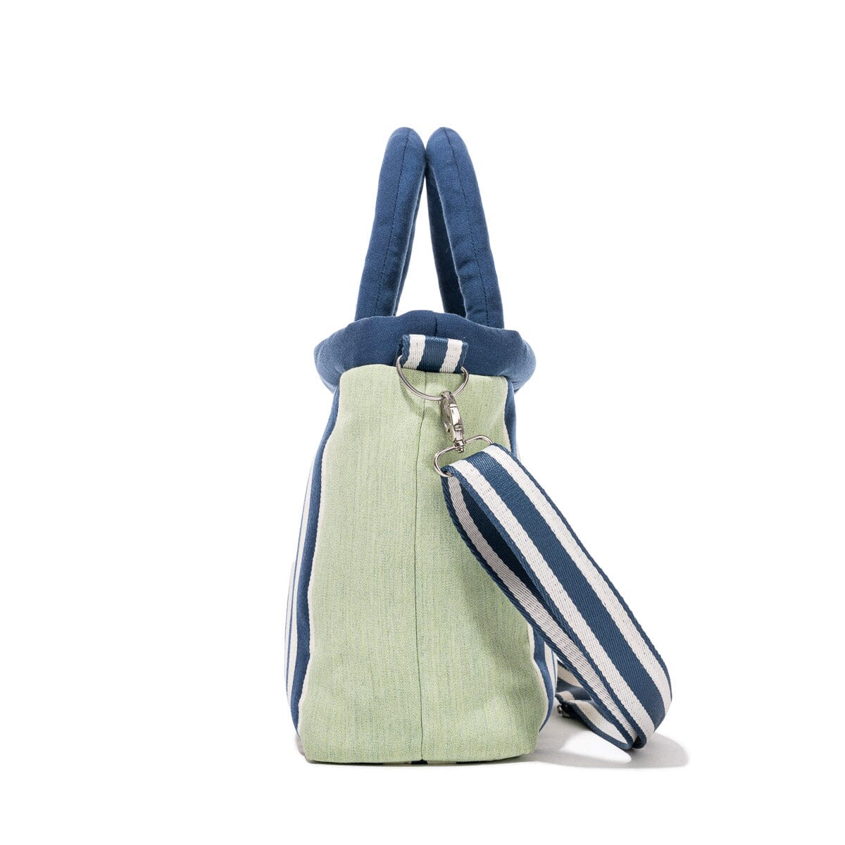 The Cloud Cooler Tote Bag x Julia Berolzheimer in Green Stripes - Image 4