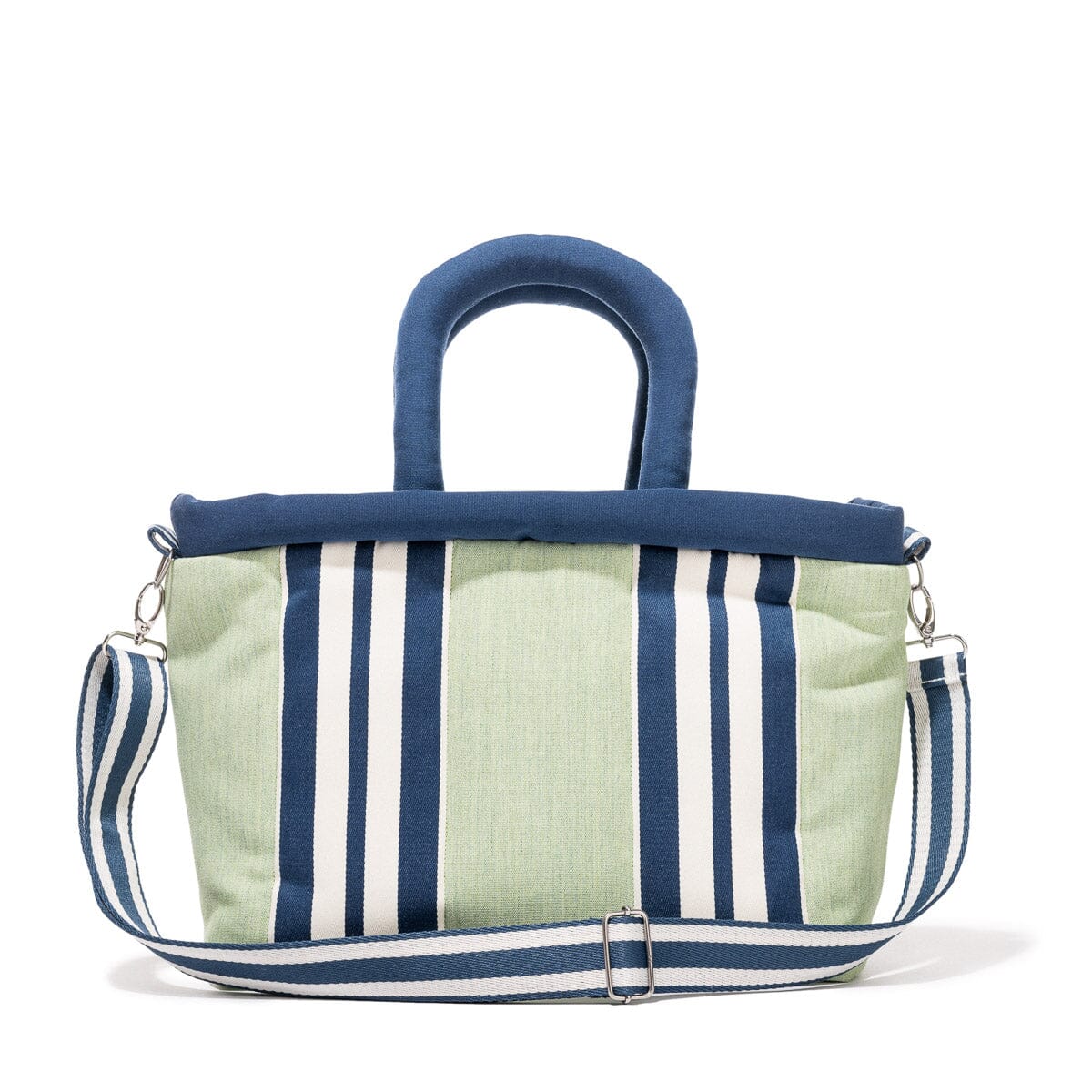 The Cloud Cooler Tote Bag x Julia Berolzheimer in Green Stripes - Image 5