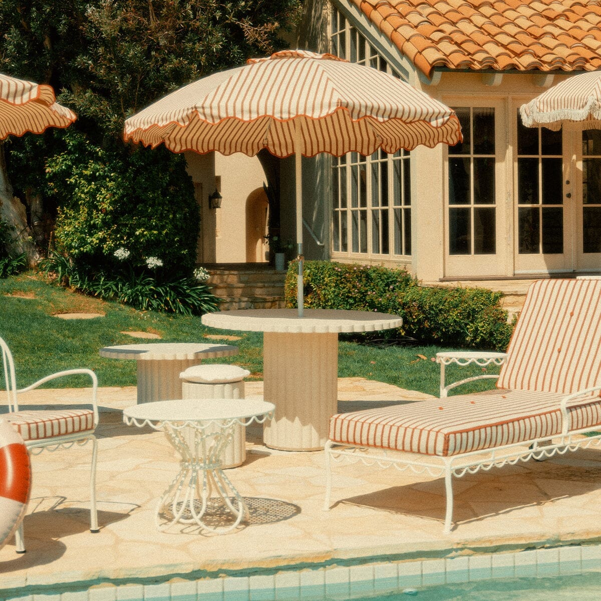 The Club Umbrella - Monaco Le Sirenuse Stripe - Image 8