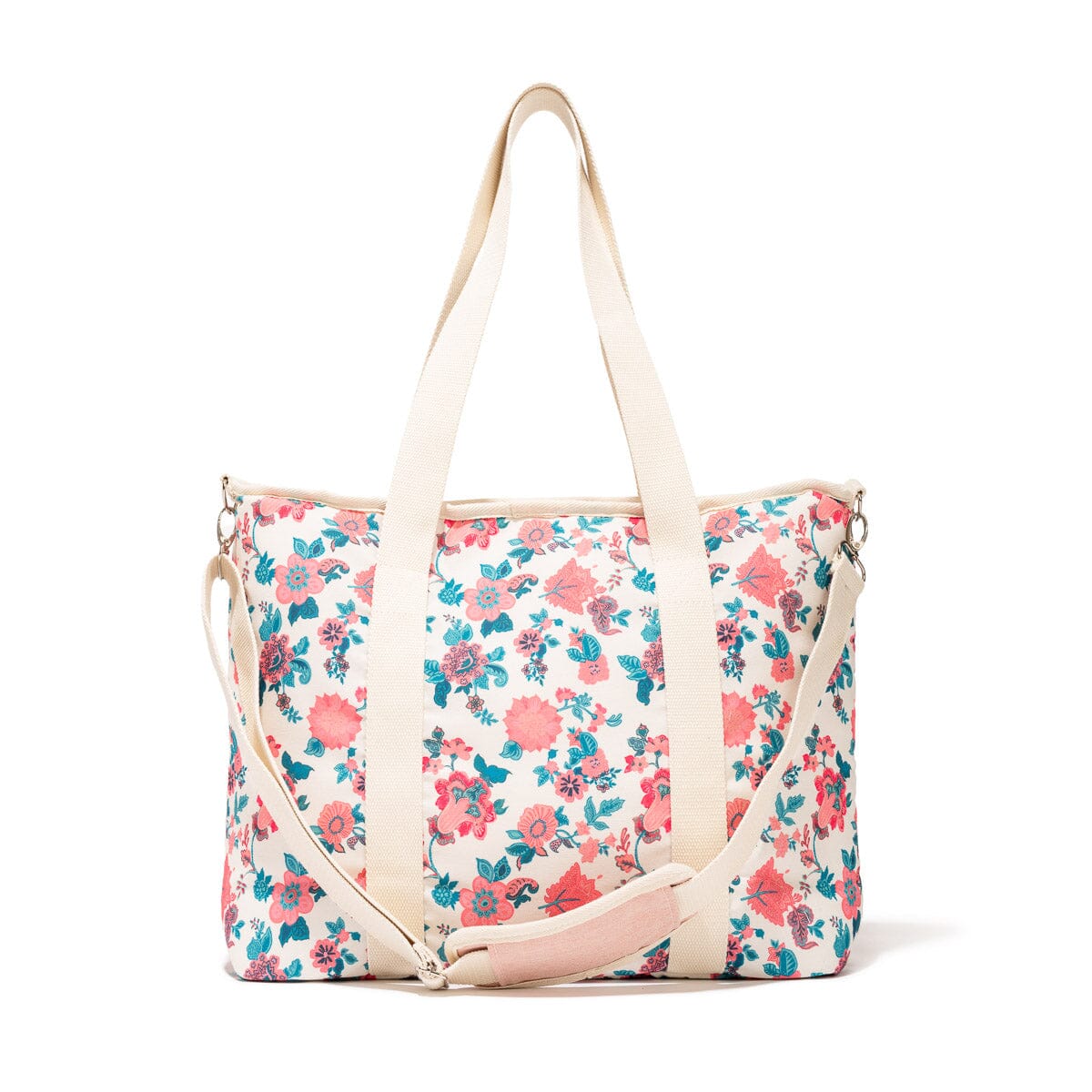 The Cooler Tote Bag - Paisley Bay Palm Pink - Image 3