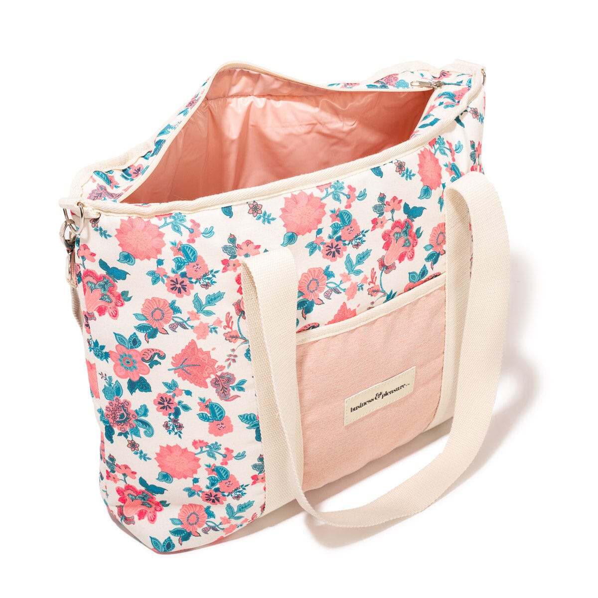 The Cooler Tote Bag - Paisley Bay Palm Pink - Image 4