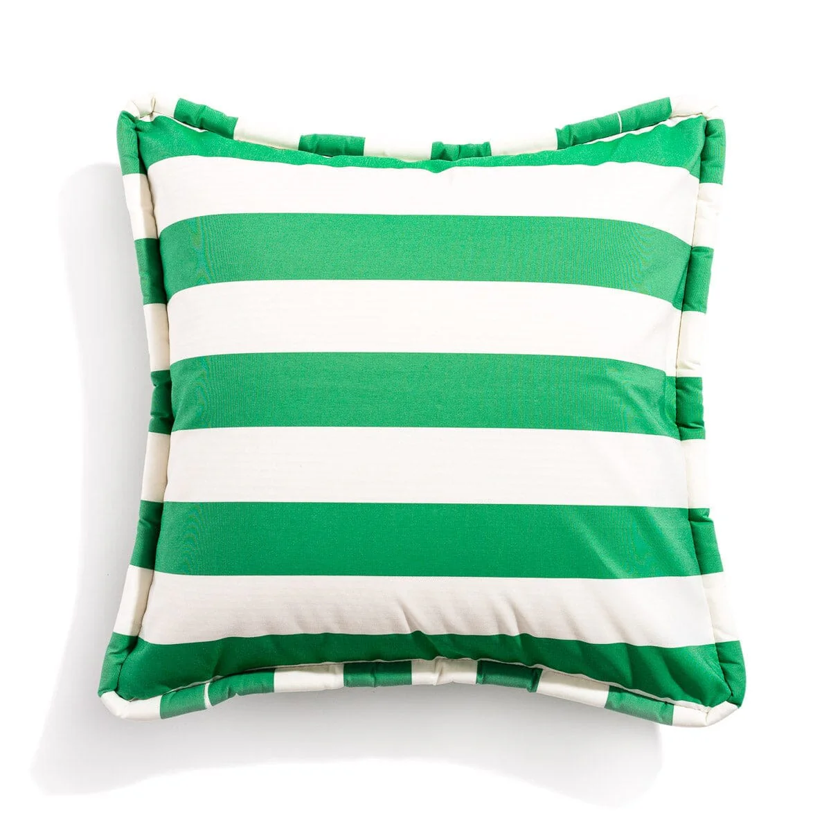 The Euro Throw Pillow - Crew Canyon Green Stripe - Image 3