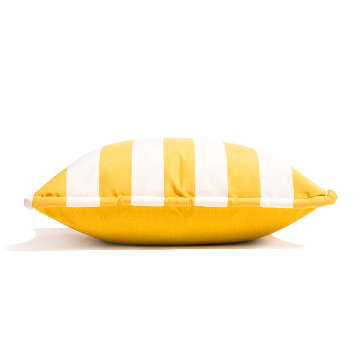 The Euro Throw Pillow - Crew Mimosa Yellow Stripe - Image 3