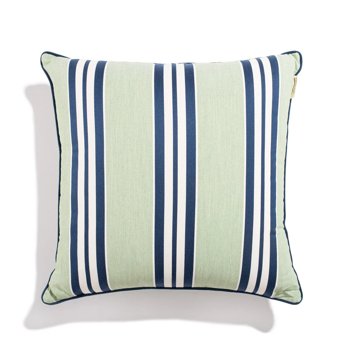 The Euro Throw Pillow x Julia Berolzheimer in Green Stripes - Image 3