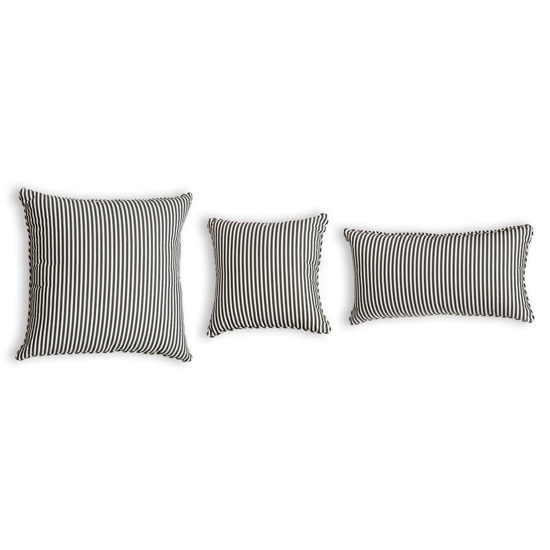 The Euro Throw Pillow - Lauren's Navy Stripe - Image 9