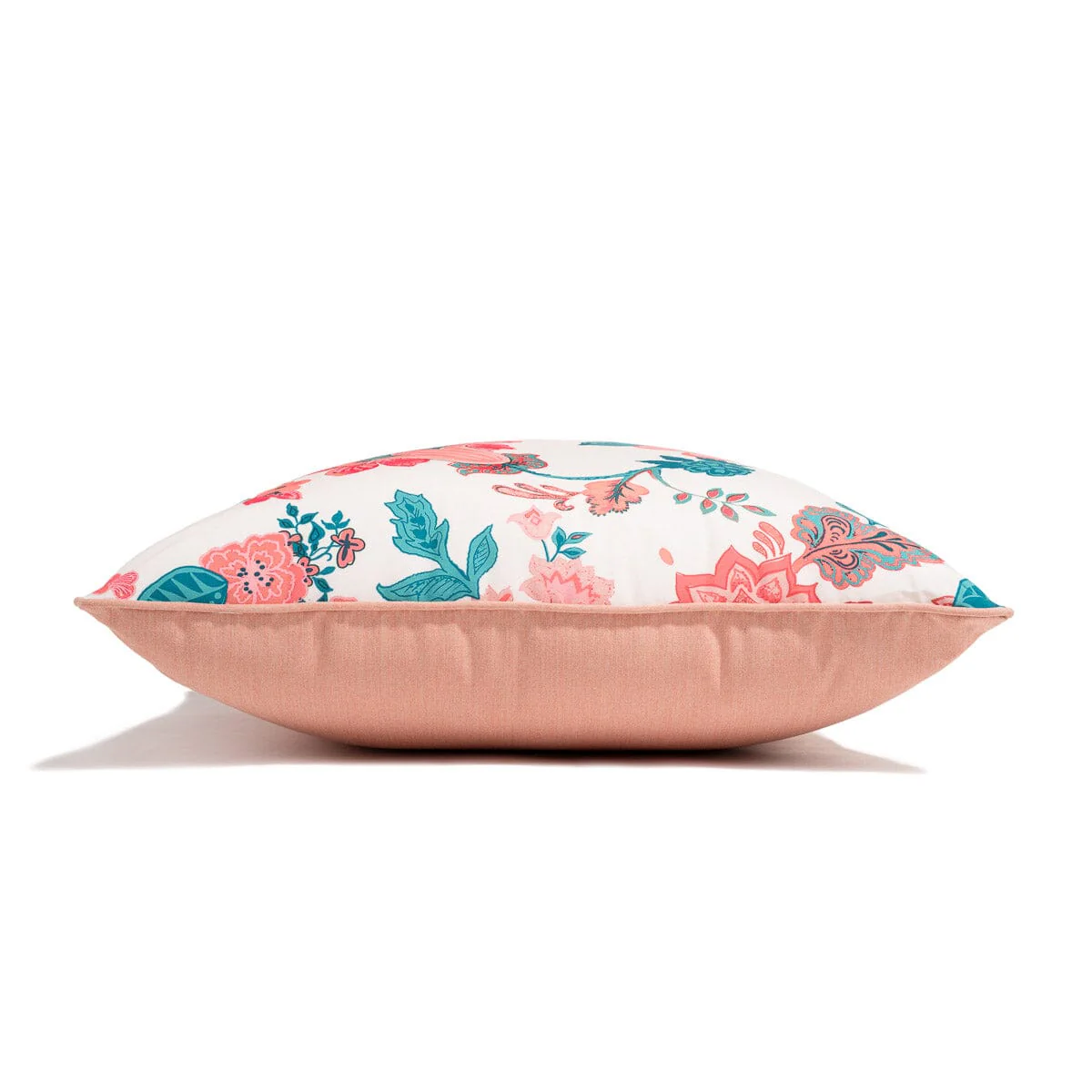 The Euro Throw Pillow - Paisley Bay Palm Pink - Image 3