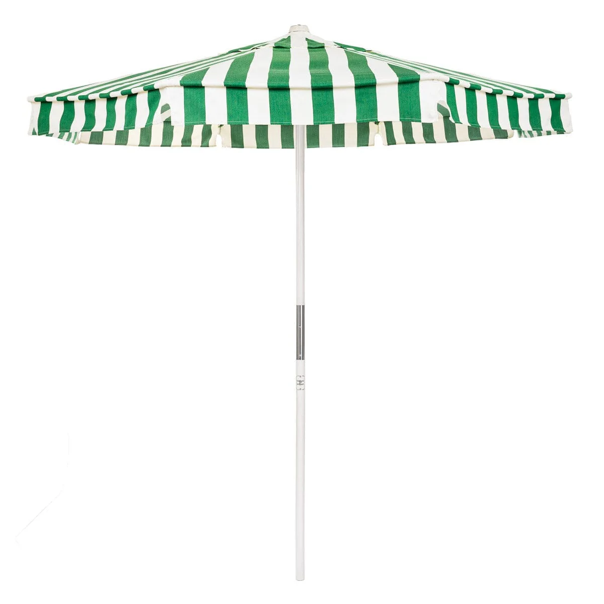 The Market Umbrella - Crew Canyon Green Stripe