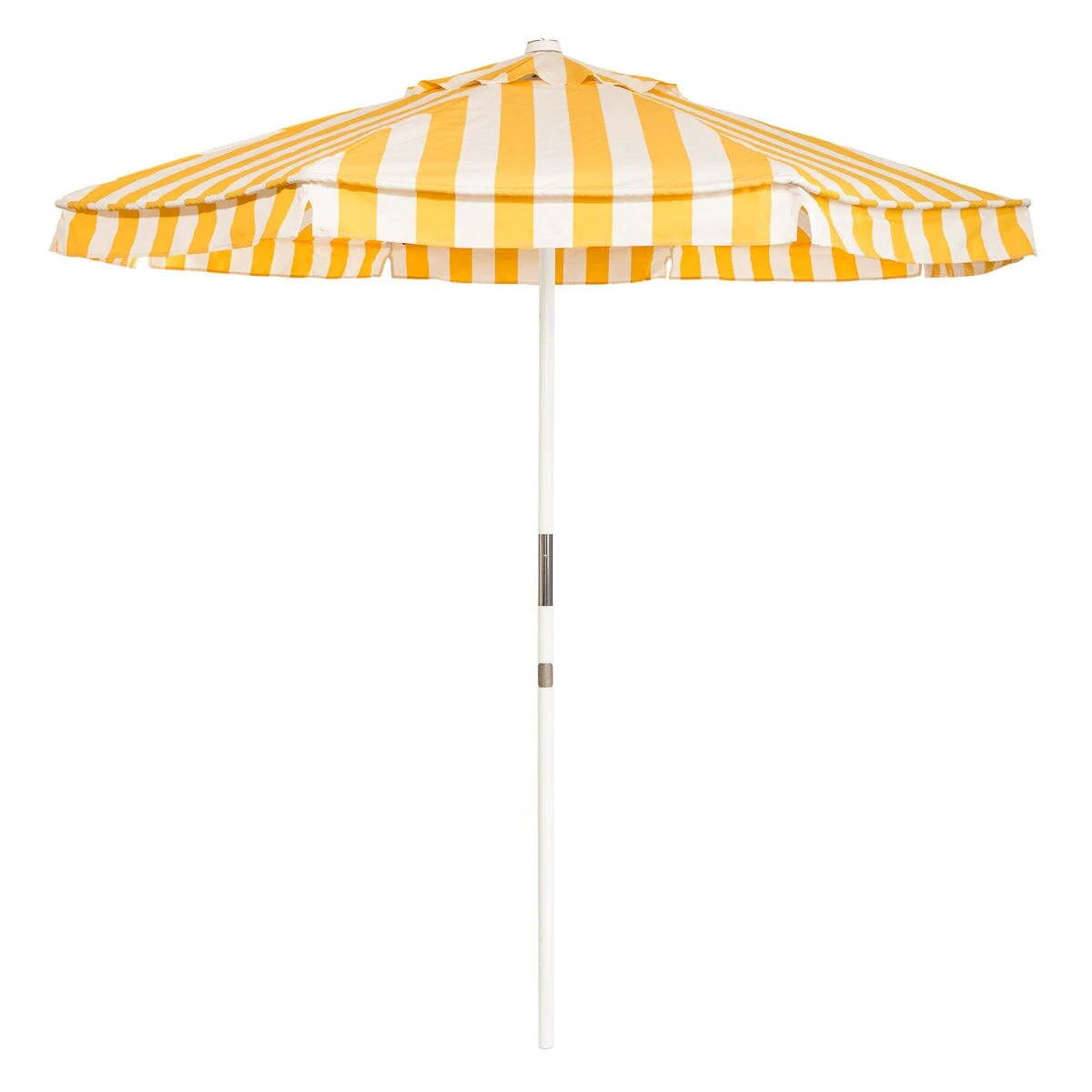 The Market Umbrella - Crew Mimosa Yellow Stripe