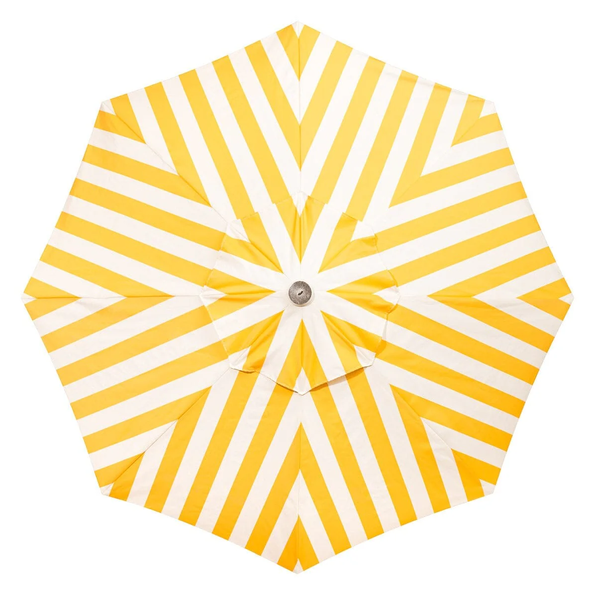The Market Umbrella - Crew Mimosa Yellow Stripe - Image 3