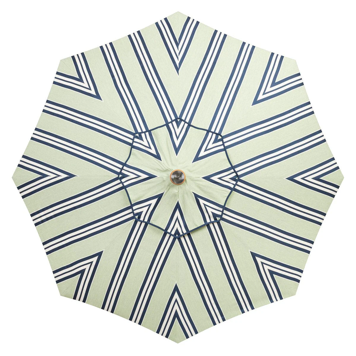 The Market Umbrella x Julia Berolzheimer in Green Stripes - Image 2