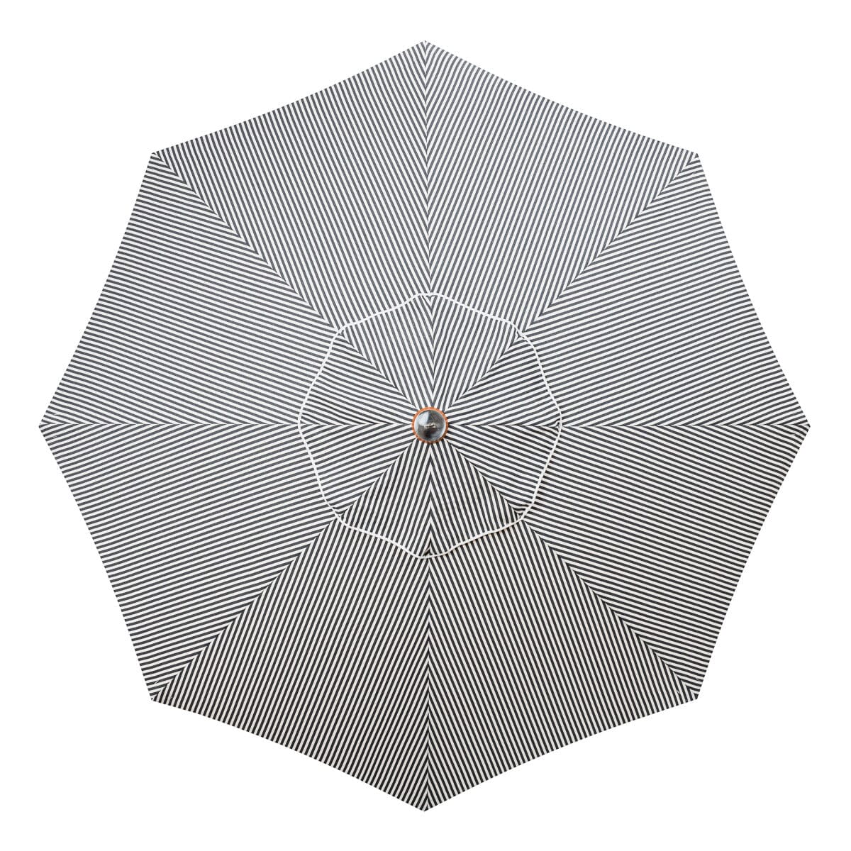 The Market Umbrella - Lauren's Navy Stripe - Image 3