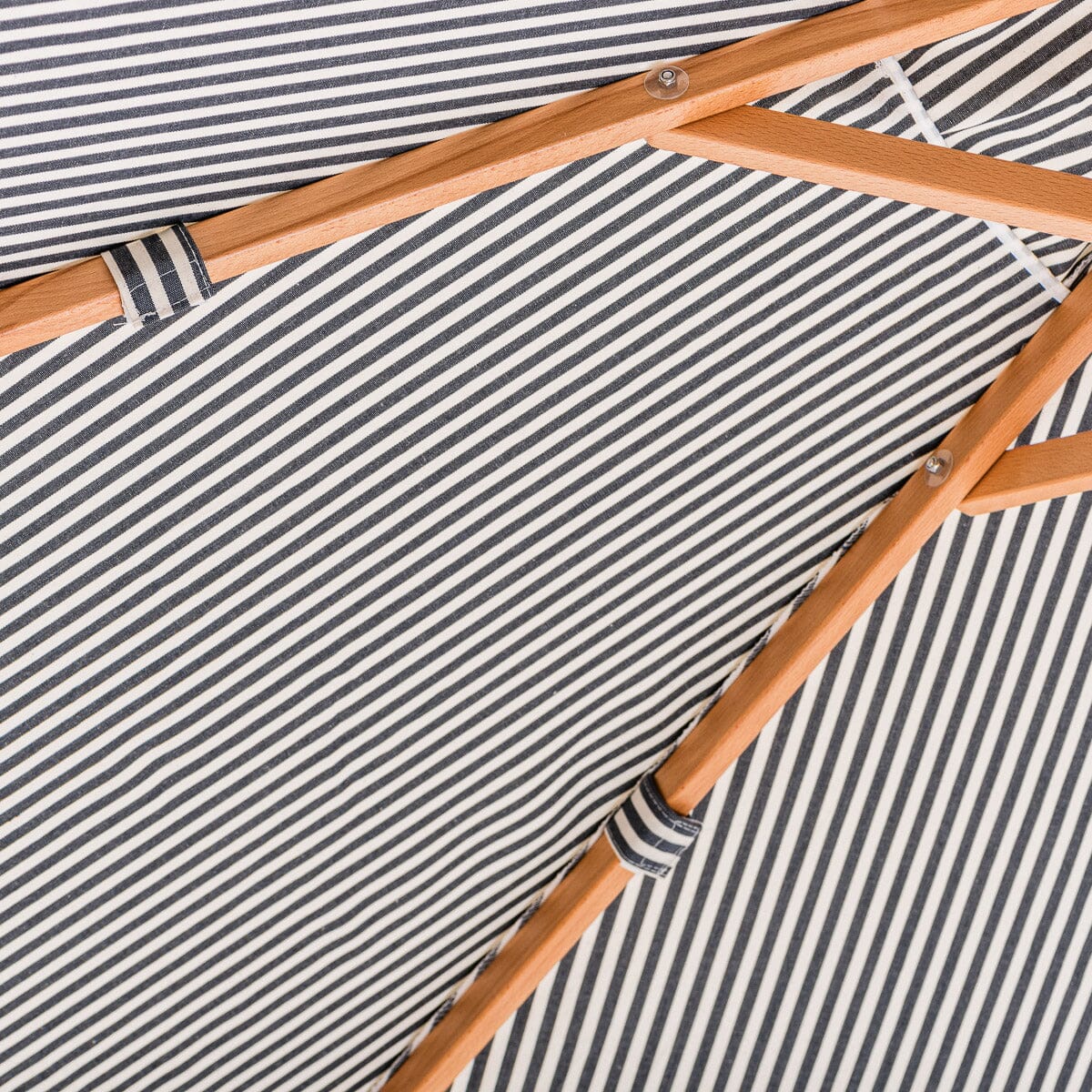 The Market Umbrella - Lauren's Navy Stripe - Image 9