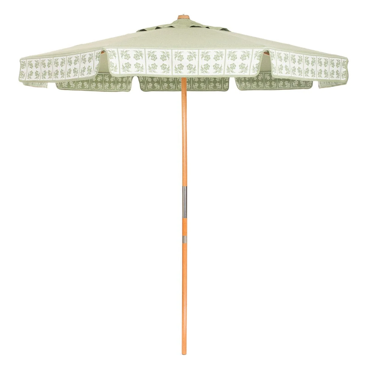 The Market Umbrella x Julia Berolzheimer in Jacquard Green