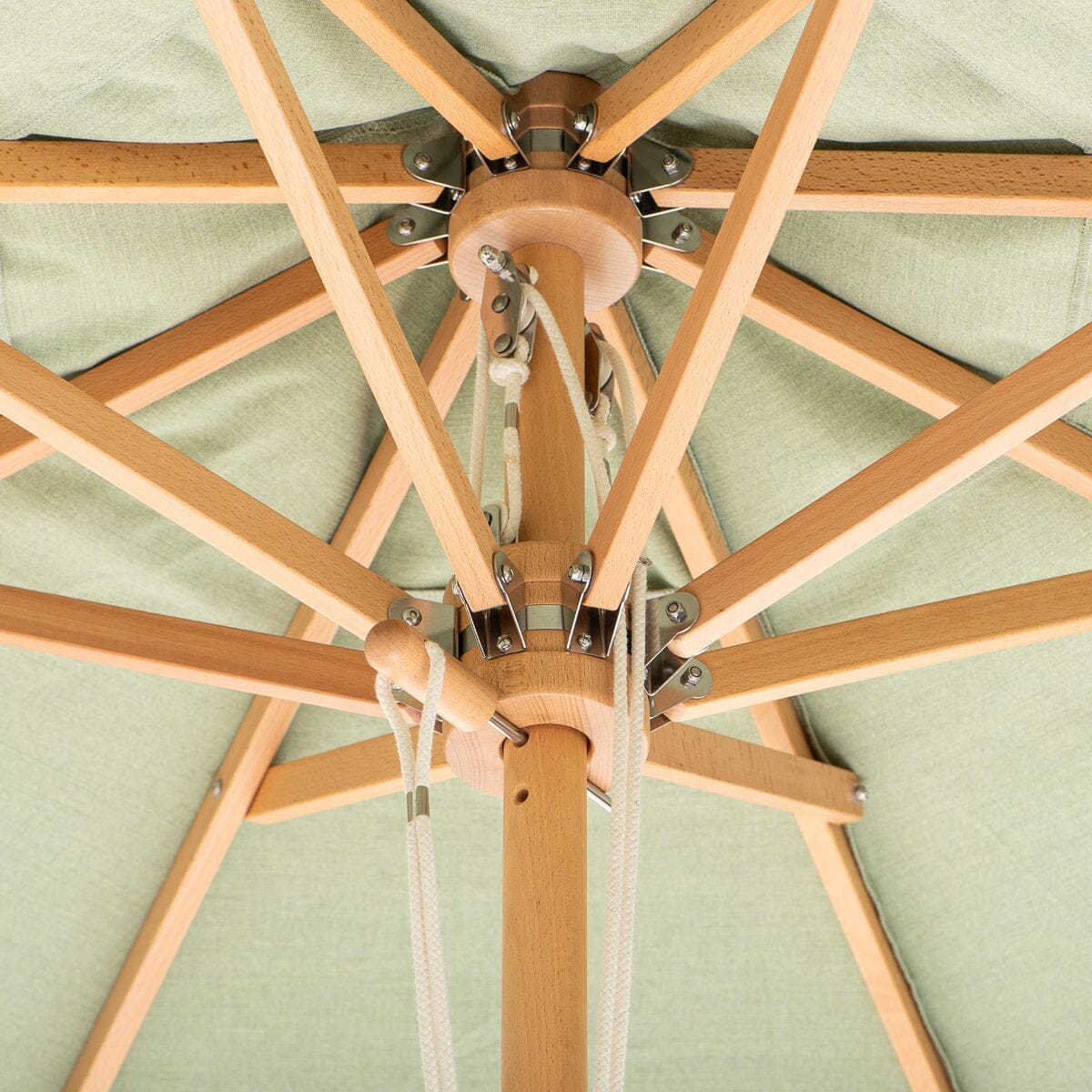 The Market Umbrella x Julia Berolzheimer in Jacquard Green - Image 3