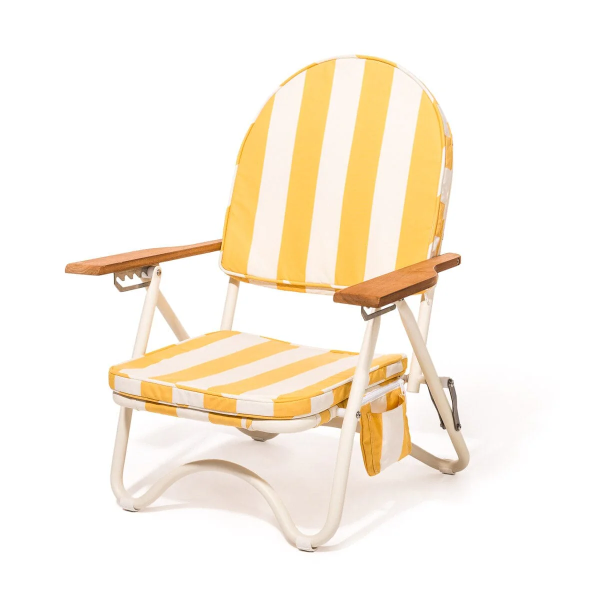 The Pam Chair - Crew Mimosa Yellow Stripe