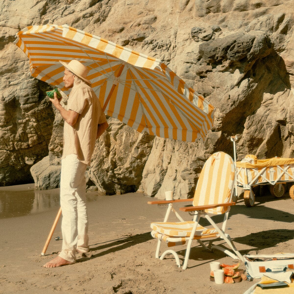 The Pam Chair - Crew Mimosa Yellow Stripe - Image 10