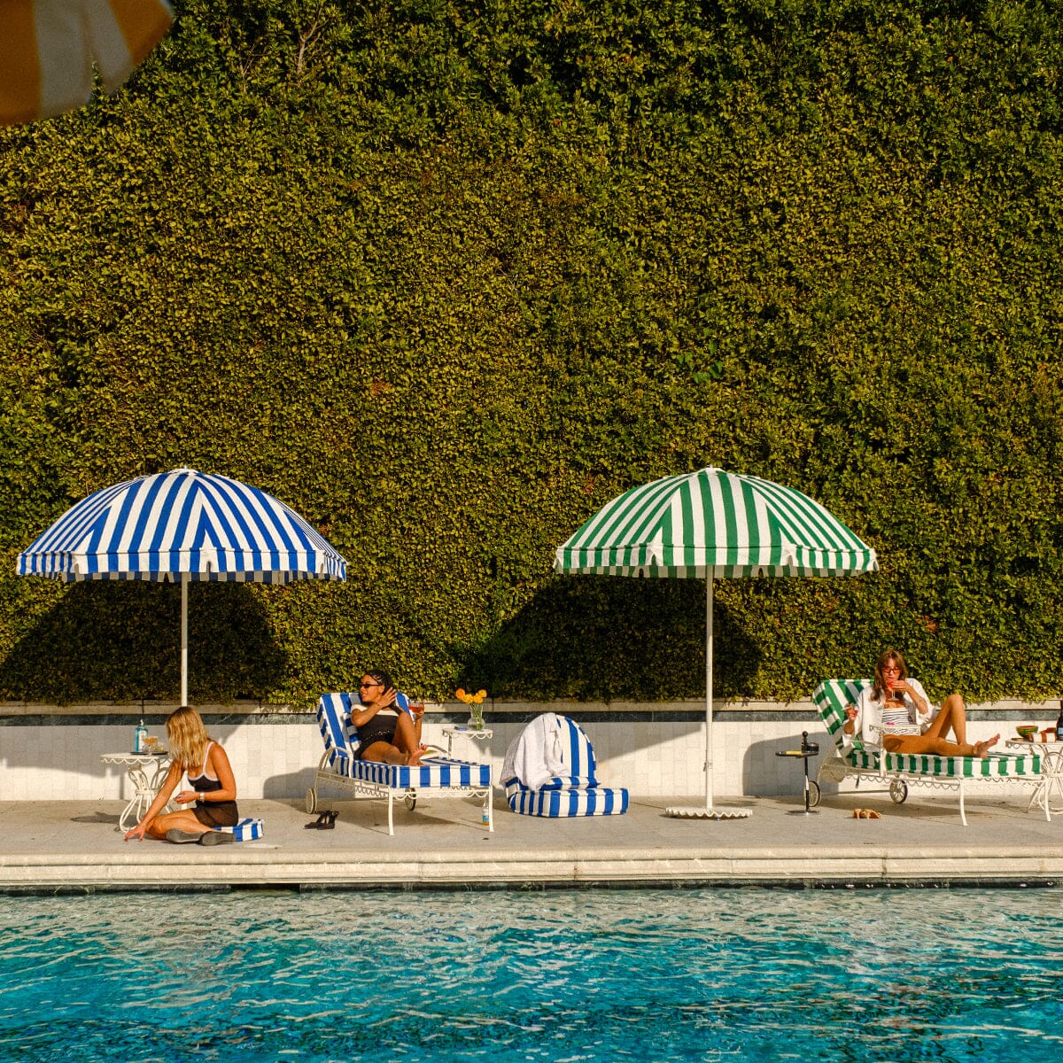 The Patio Umbrella - Crew Canyon Green Stripe - Image 10