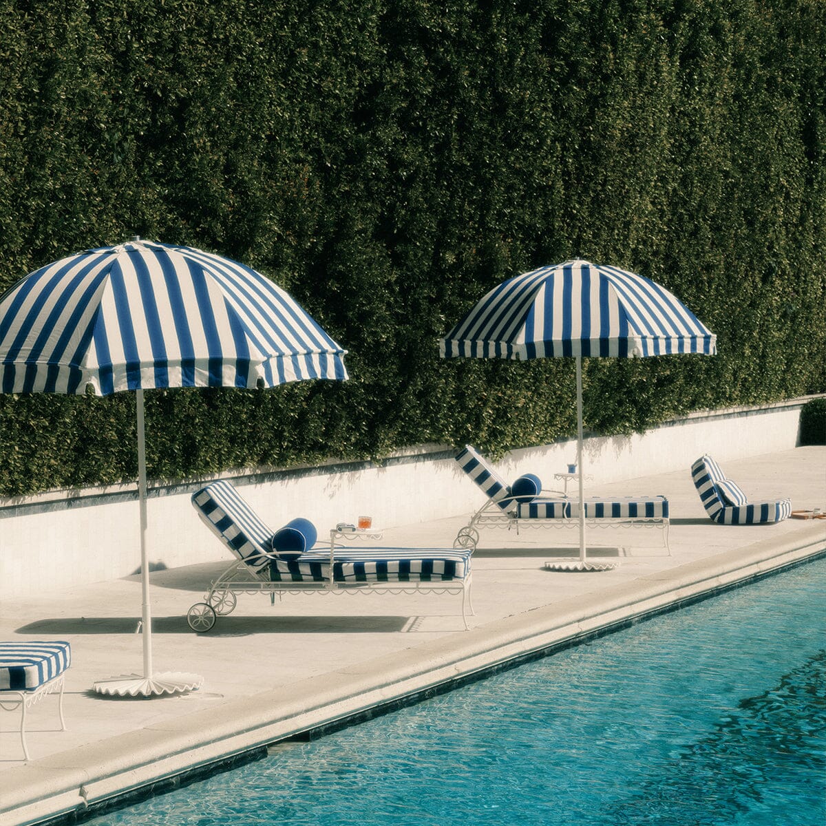 The Patio Umbrella - Crew Mediterranean Blue Stripe - Image 10