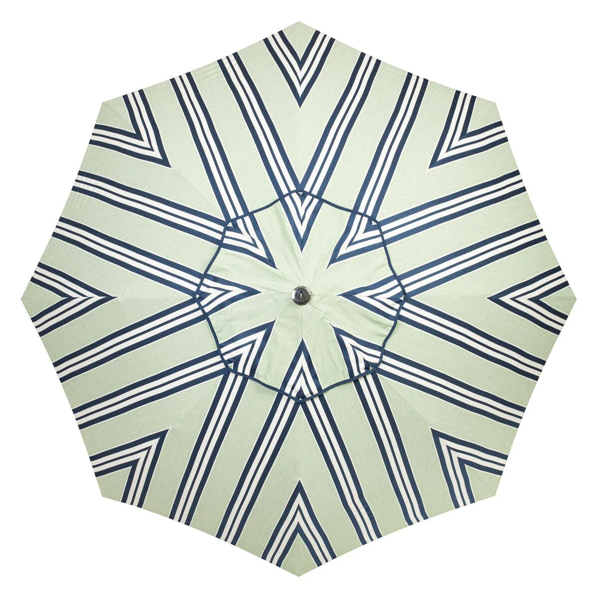The Patio Umbrella x Julia Berolzheimer in Green Stripes - Image 3