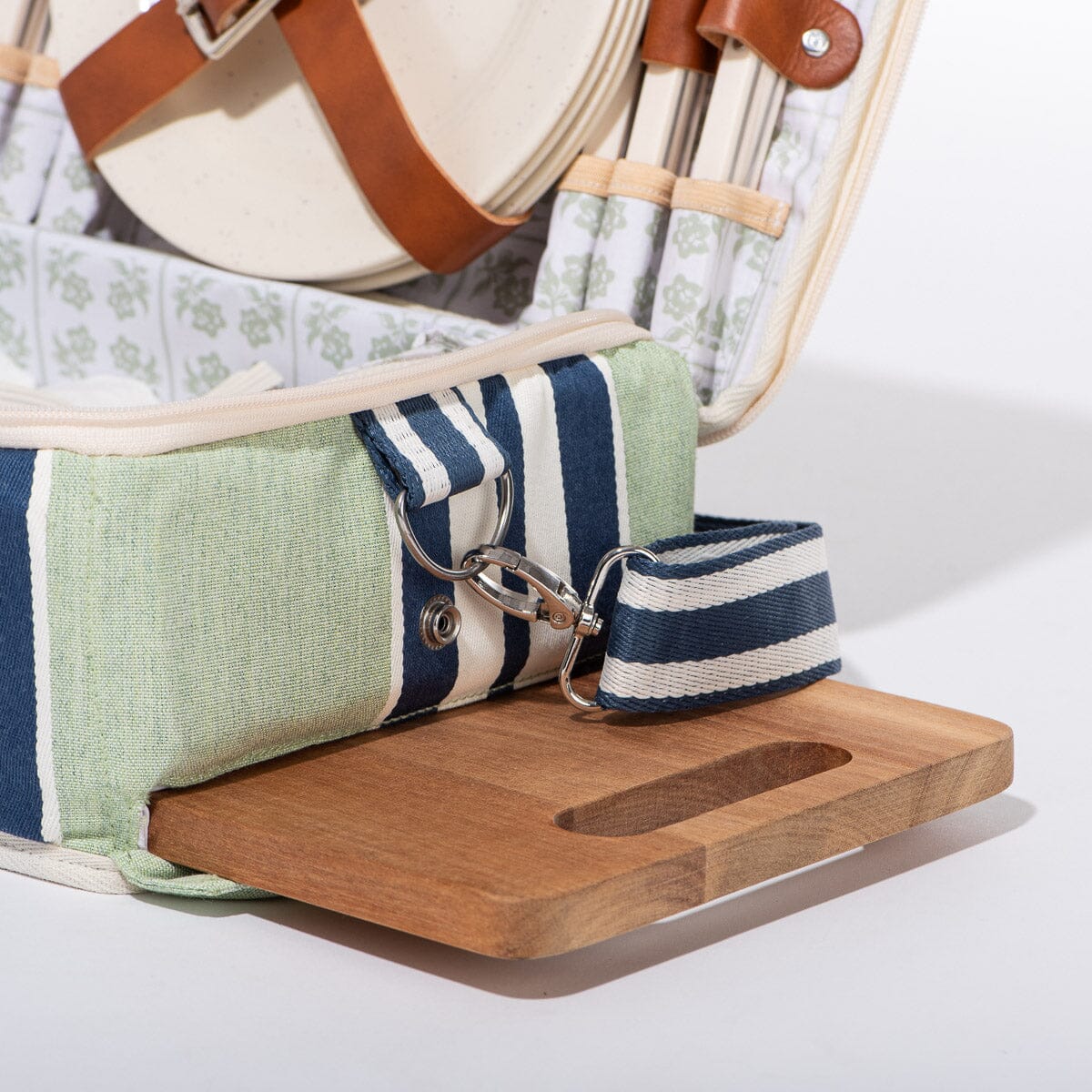 The Picnic Set x Julia Berolzheimer in Green Stripes - Image 5