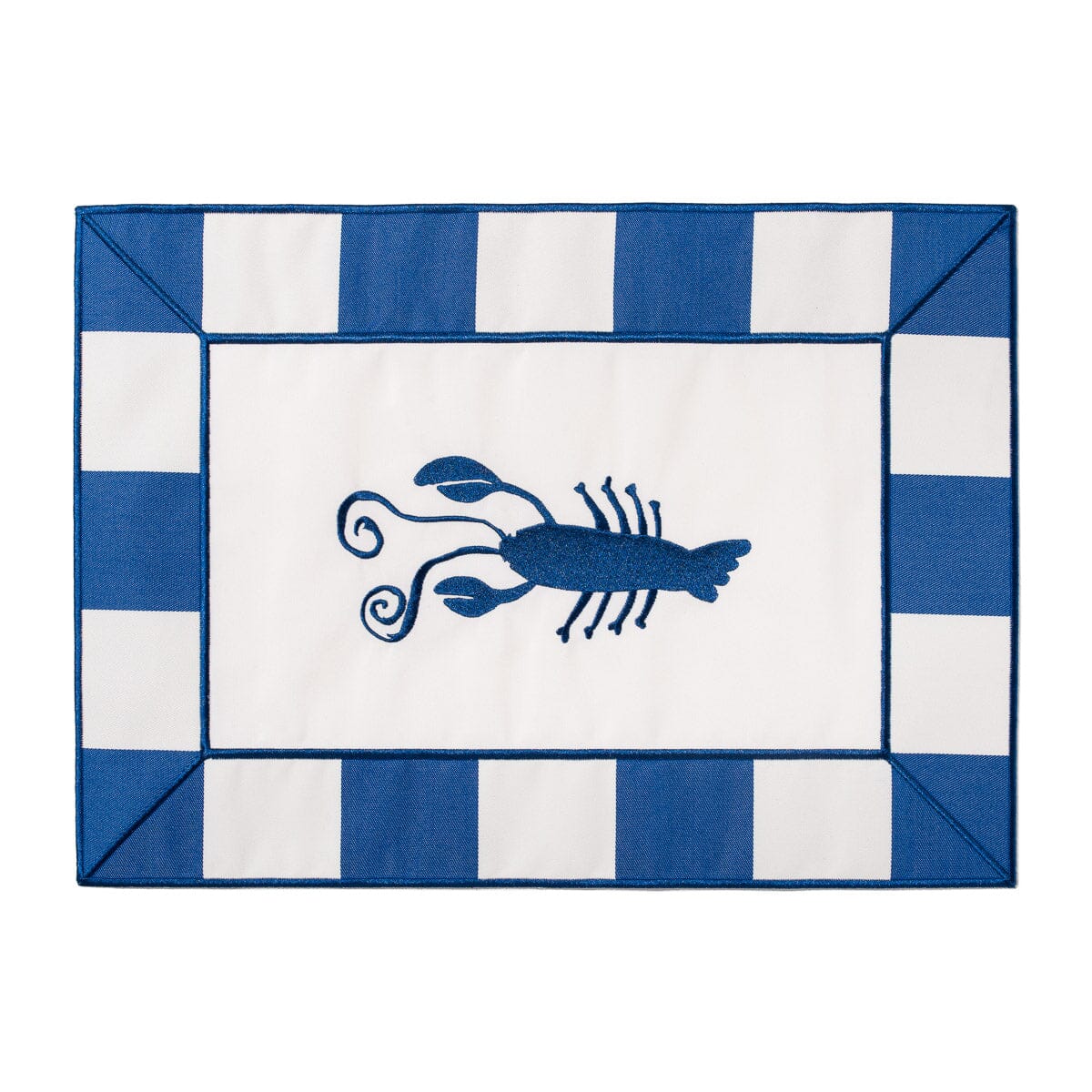 The Placemat - Crew Mediterranean Blue Stripe