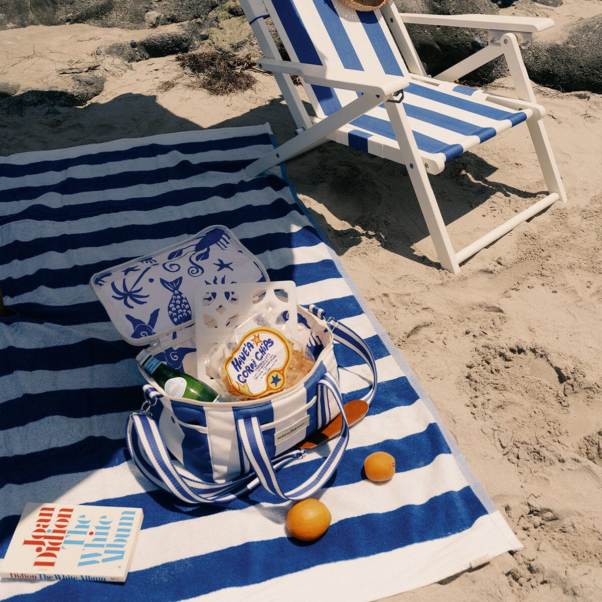 The Premium Cooler Bag - Crew Mediterranean Blue Stripe - Image 7