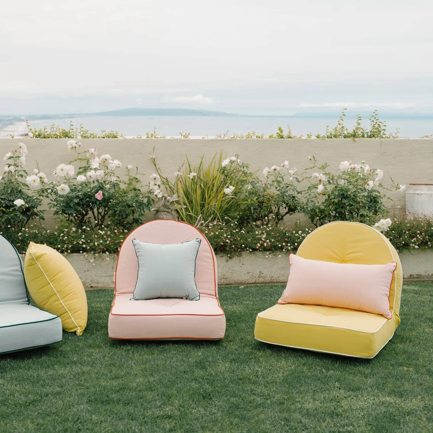 The Reclining Pillow Lounger - Rivie Mimosa - Image 5
