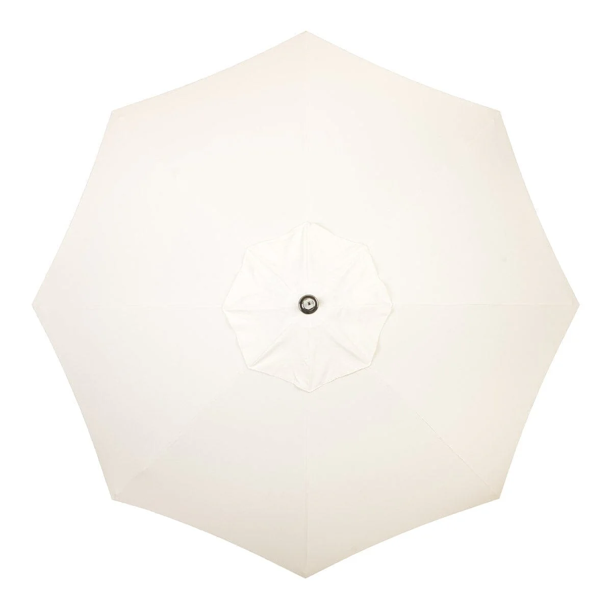 The Resort Market Umbrella in Antique White | 10' Antique White Frame - Image 2
