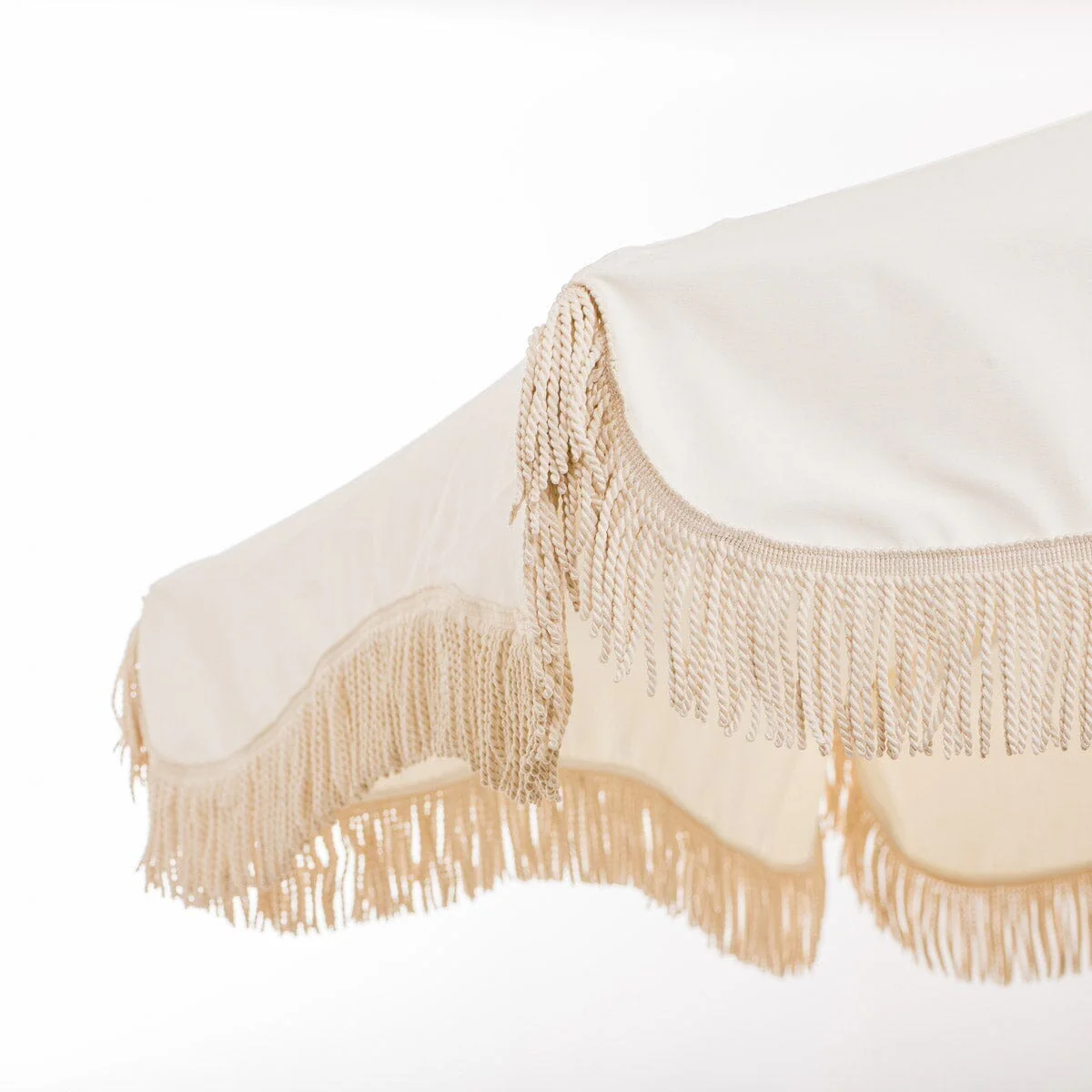 The Resort Market Umbrella in Antique White | 10' Antique White Frame - Image 5