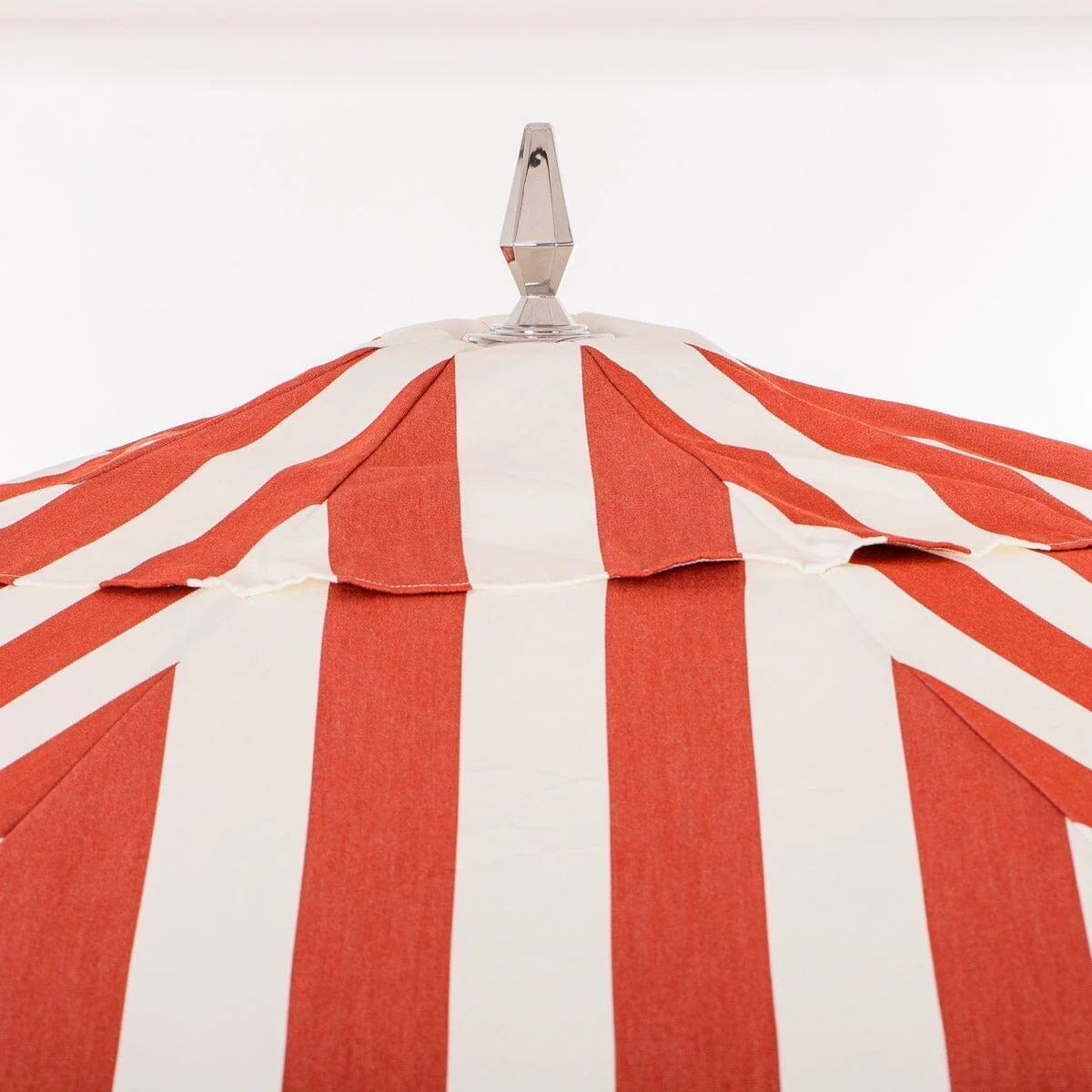 The Resort Market Umbrella in Crew Le Sirenuse Stripe | 10' Antique White Frame - Image 4