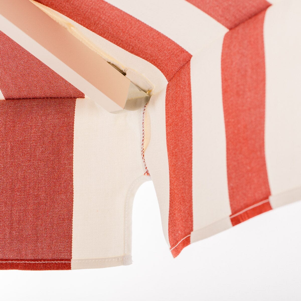 The Resort Market Umbrella in Crew Le Sirenuse Stripe | 10' Antique White Frame - Image 9