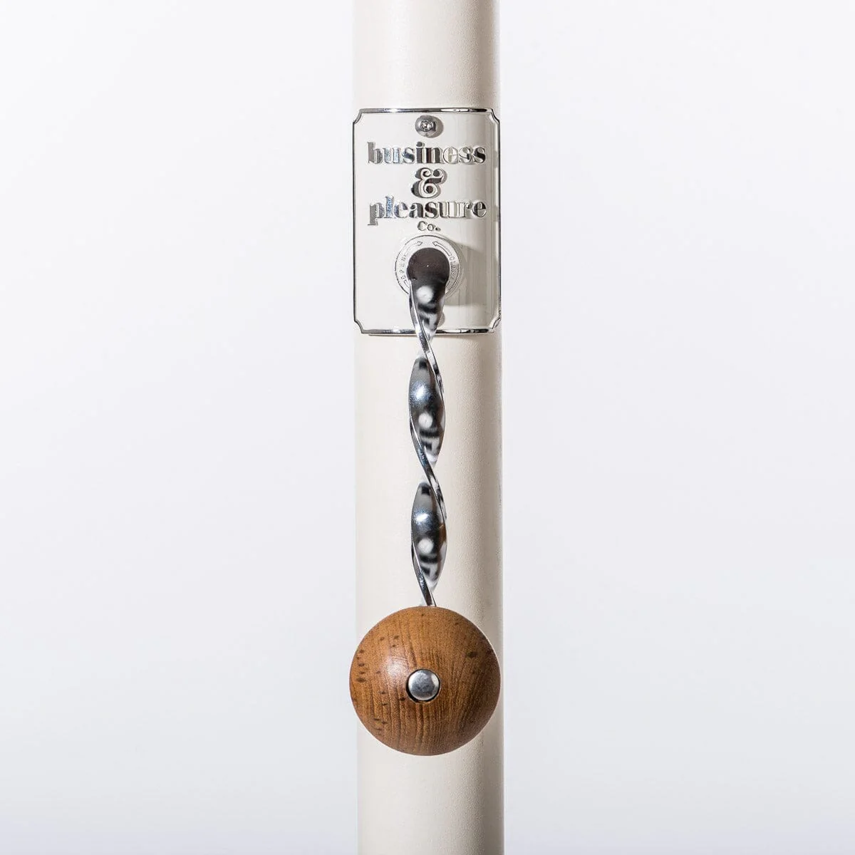 The Resort Market Umbrella in Rivie Green | 10' Antique White Frame - Image 14