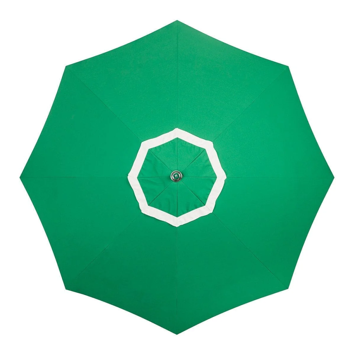 The Resort Market Umbrella - Octagon - Canopy 10' - Border Valance - Canyon Green