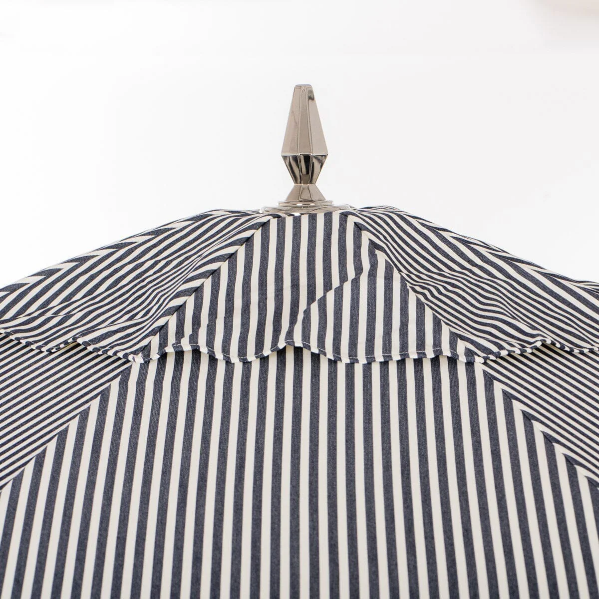 The Resort Market Umbrella - Octagon - Canopy 8' - Lauren's Navy Stripe - Image 4