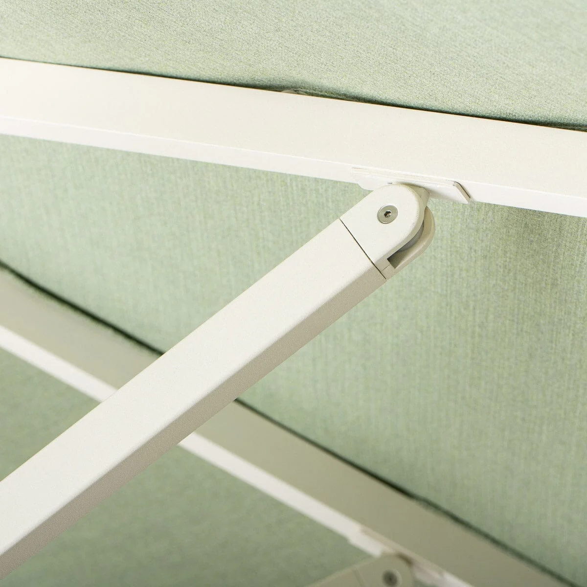 The Resort Market Umbrella x Julia Berolzheimer in Jacquard Green | 10' Antique White Frame - Image 10