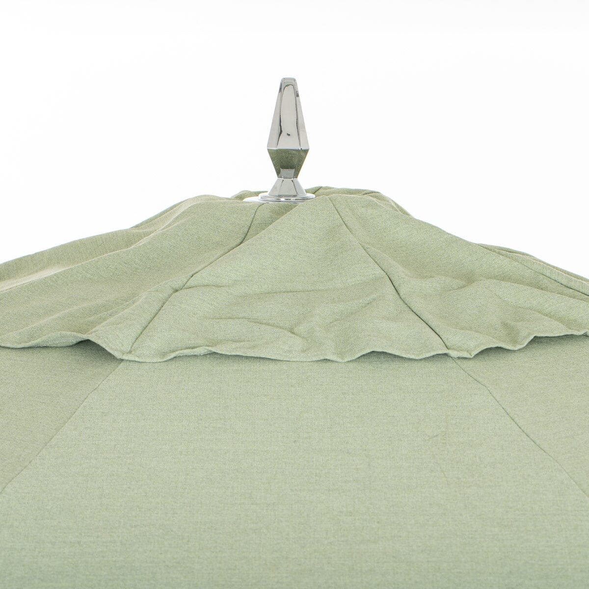 The Resort Market Umbrella x Julia Berolzheimer in Jacquard Green | 10' Antique White Frame - Image 5
