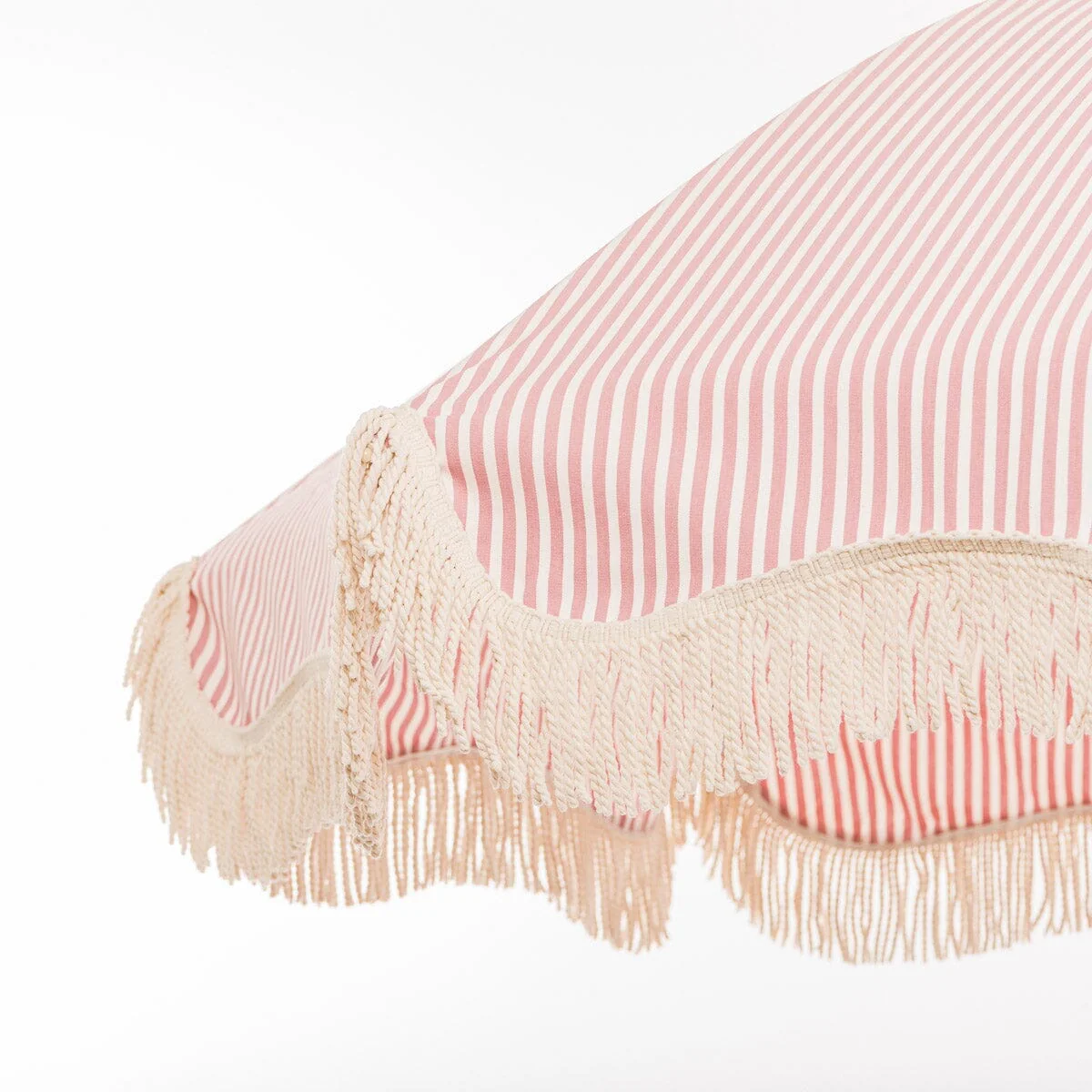The Rio Fringed Umbrella - Lauren's Pink Stripe - Image 5